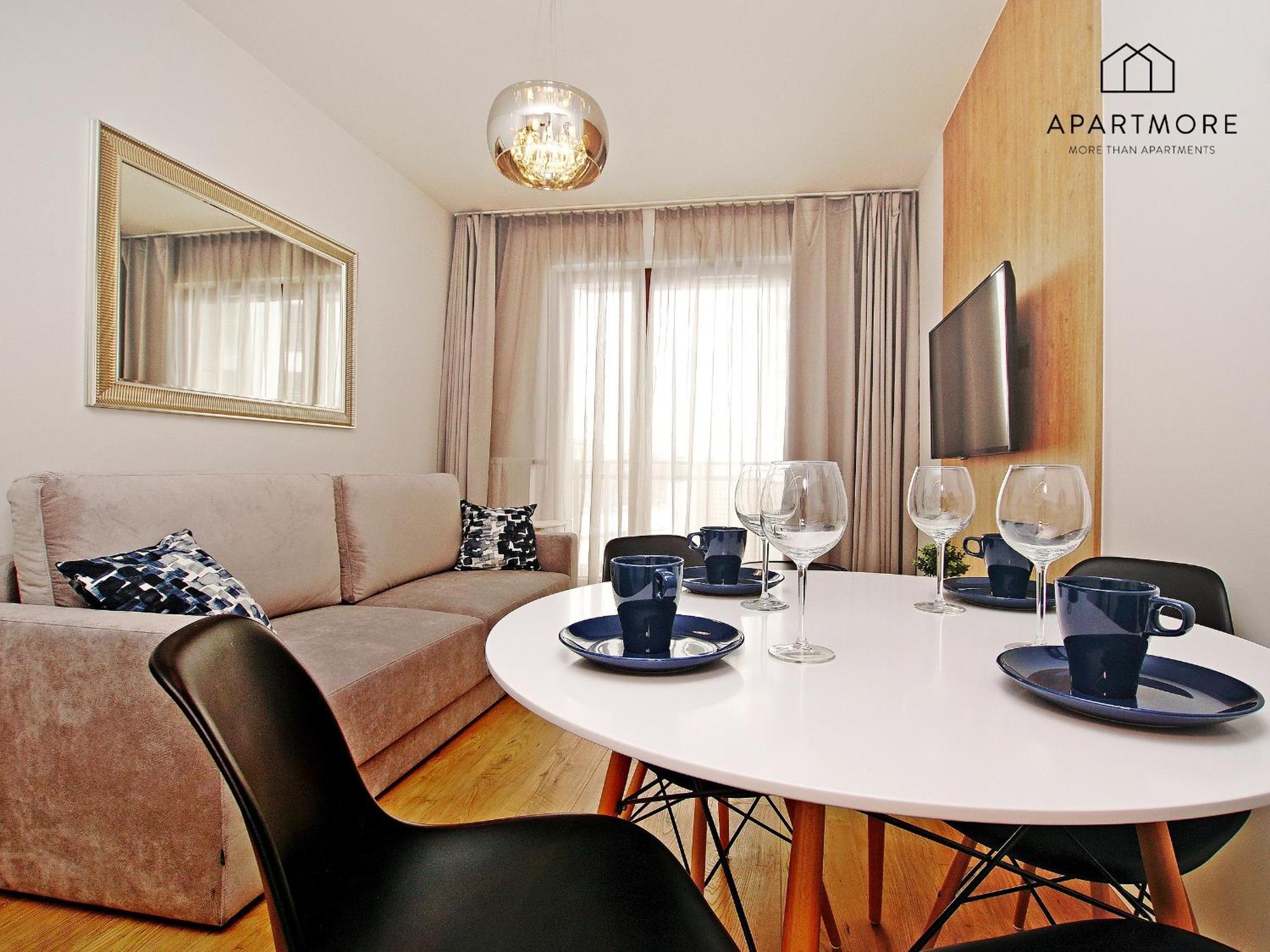 City Center - Riverside By Apartmore Gdansk Bagian luar foto