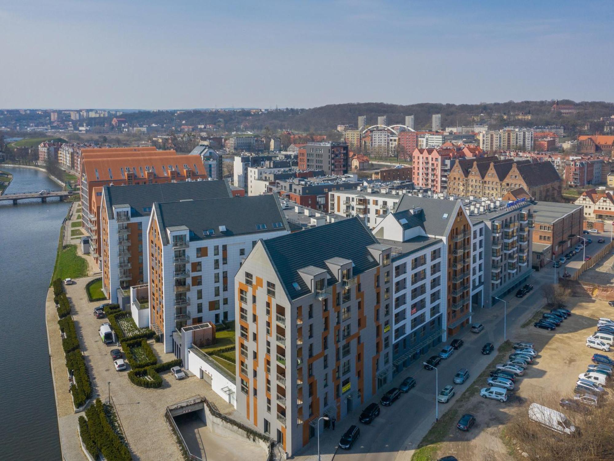 City Center - Riverside By Apartmore Gdansk Bagian luar foto