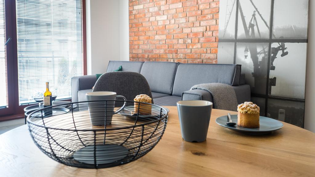 City Center - Riverside By Apartmore Gdansk Bagian luar foto